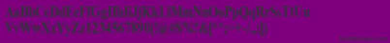 TimeRoman80b Font – Black Fonts on Purple Background