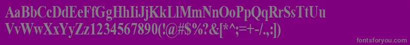 fuente TimeRoman80b – Fuentes Grises Sobre Fondo Morado