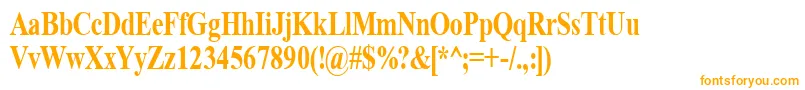 TimeRoman80b-Schriftart – Orangefarbene Schriften