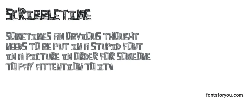 Scribbletime Font
