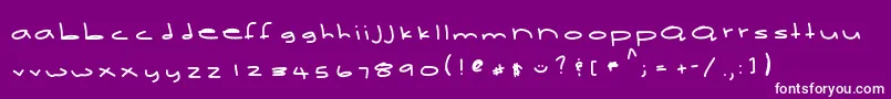 Betterthanpixel Font – White Fonts on Purple Background