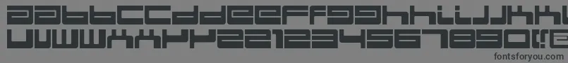 Bdeject Font – Black Fonts on Gray Background