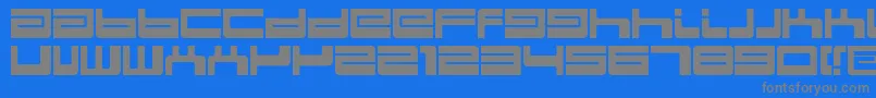 Weitere Informationen zur Bdeject-Schriftart Bdeject-Schriftart – Graue Schriften auf blauem Hintergrund