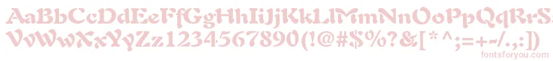 AuriolltstdBlack Font – Pink Fonts on White Background