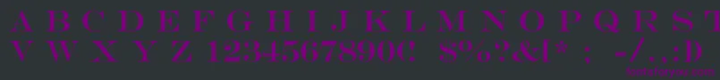 MengraversSizeone Font – Purple Fonts on Black Background