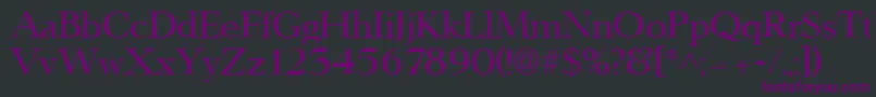 LingwoodRegular Font – Purple Fonts on Black Background