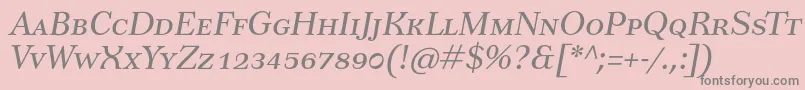 Más sobre la fuente TusarscItalic fuente TusarscItalic – Fuentes Grises Sobre Fondo Rosa
