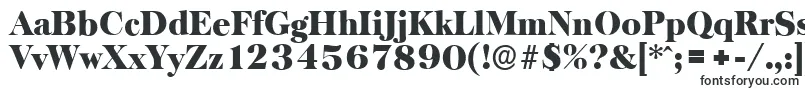 BaskervilleserialBlackRegular-Schriftart – Schriften für Schilder