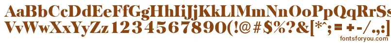 BaskervilleserialBlackRegular Font – Brown Fonts