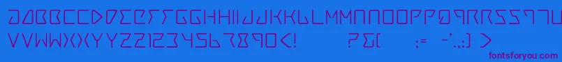 Подробнее о шрифте Trace4 Шрифт Trace4 – фиолетовые шрифты на синем фоне