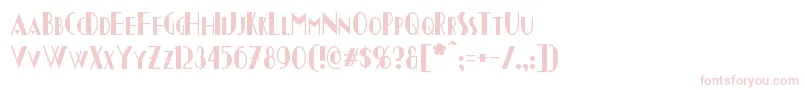 Chapleau Font – Pink Fonts on White Background