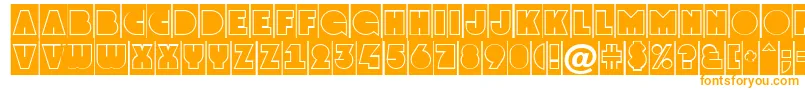 フォントAGrotocmgr – オレンジのフォント