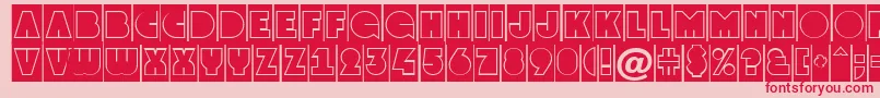 AGrotocmgr Font – Red Fonts on Pink Background