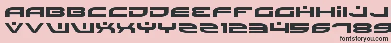 BattlefieldExpanded Font – Black Fonts on Pink Background