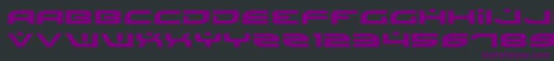 BattlefieldExpanded Font – Purple Fonts on Black Background