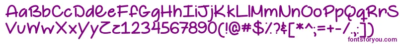 TheHappyGiraffeDemo Font – Purple Fonts