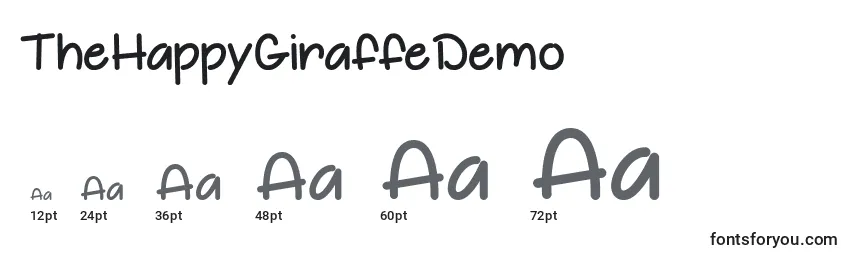 TheHappyGiraffeDemo Font Sizes