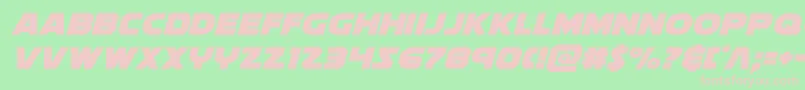 Soloistital Font – Pink Fonts on Green Background