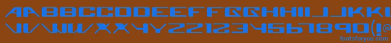 More about Superglu Font Superglu Font – Blue Fonts on Brown Background