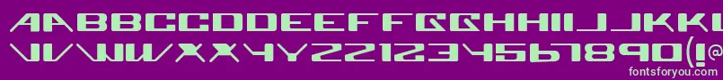 More about Superglu Font Superglu Font – Green Fonts on Purple Background