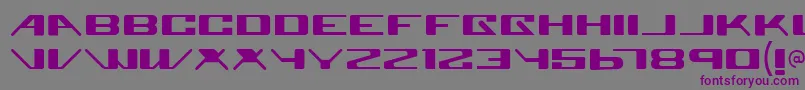 Weitere Informationen zur Superglu-Schriftart Superglu-Schriftart – Violette Schriften auf grauem Hintergrund