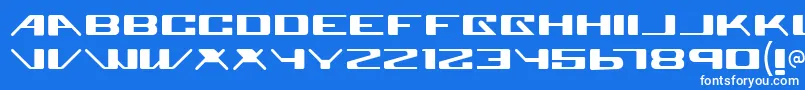 More about Superglu Font Superglu Font – White Fonts on Blue Background