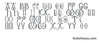 Schriftart AngloSaxon8thC.