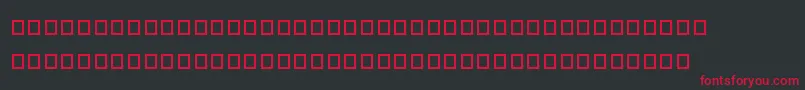 Pwthaimonospacedeg Font – Red Fonts on Black Background