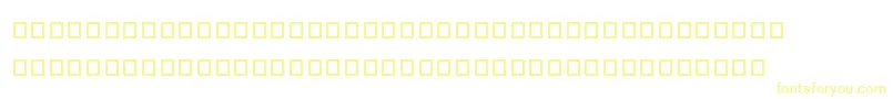 Czcionka Pwthaimonospacedeg – żółte czcionki