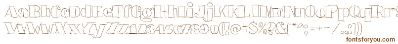 Barkantsvit Font – Brown Fonts