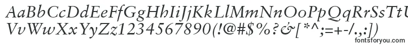 GaramondRetrospectiveSsiItalic-fontti – Fontit Windowsille