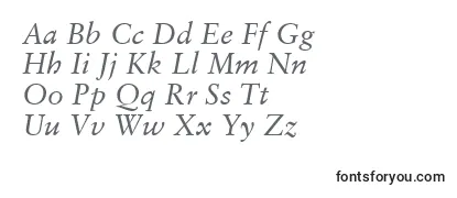 GaramondRetrospectiveSsiItalic Font