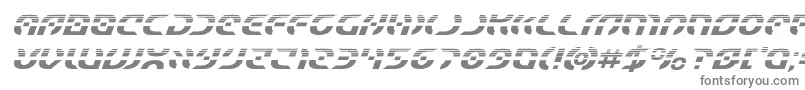 フォントStarfighterhalfital – 灰色のフォント