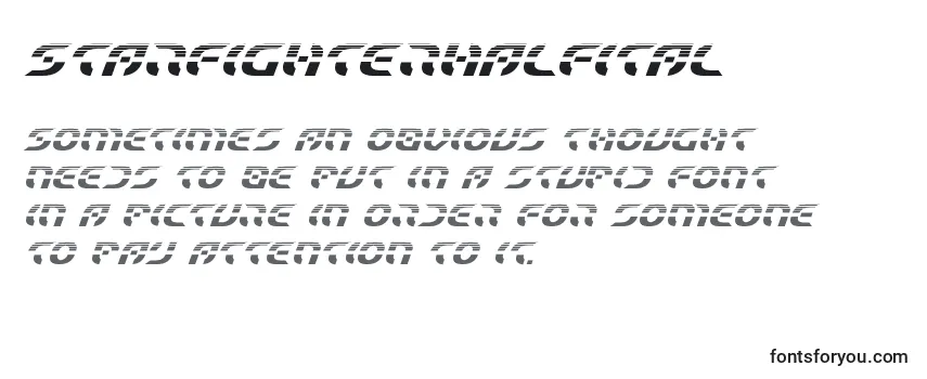Starfighterhalfital Font