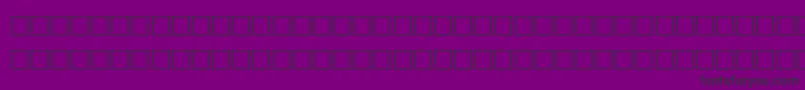 フォントSigns – 紫の背景に黒い文字