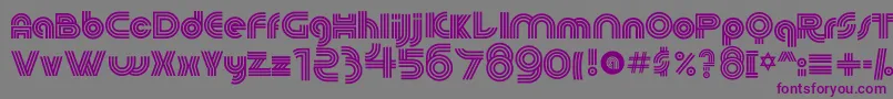 More about 60sPop Font 60sPop Font – Purple Fonts on Gray Background