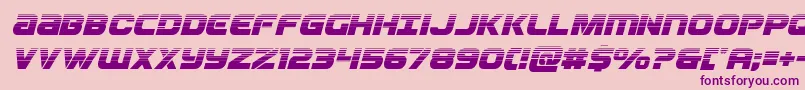 Ozdahalfital Font – Purple Fonts on Pink Background