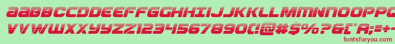 Ozdahalfital Font – Red Fonts on Green Background