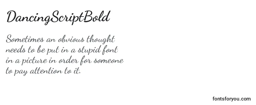 DancingScriptBold Font