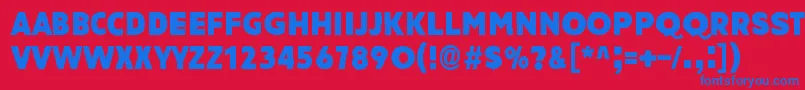 More about AmateurNaked Font AmateurNaked Font – Blue Fonts on Red Background