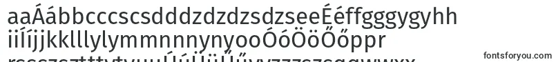 Шрифт FirasansRegular – венгерские шрифты