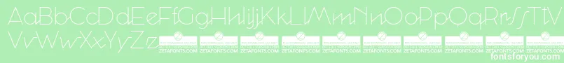 CocosignumcorsivoitalicoUltTrial Font – White Fonts on Green Background