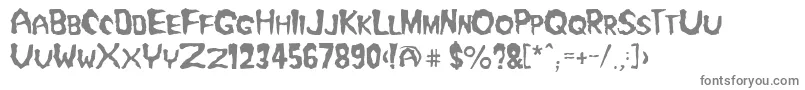 Misfit2-Schriftart – Graue Schriften