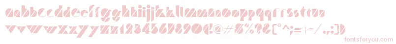 TruffleRegular Font – Pink Fonts on White Background