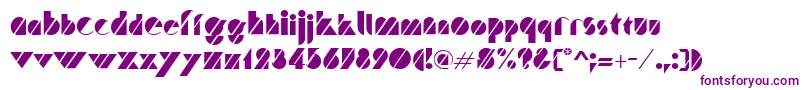 TruffleRegular-Schriftart – Violette Schriften