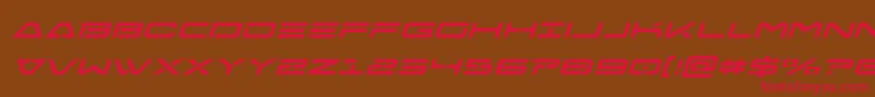 Freeagentital Font – Red Fonts on Brown Background