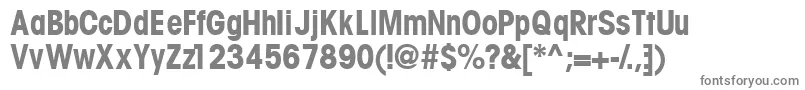 TrendexcondsskBold Font – Gray Fonts