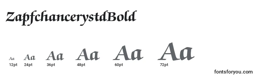 ZapfchancerystdBold Font Sizes