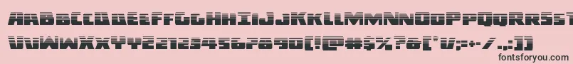 Darkalliancehalf-fontti – mustat fontit vaaleanpunaisella taustalla