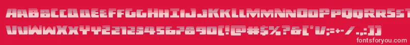 Darkalliancehalf-fontti – vaaleanpunaiset fontit punaisella taustalla